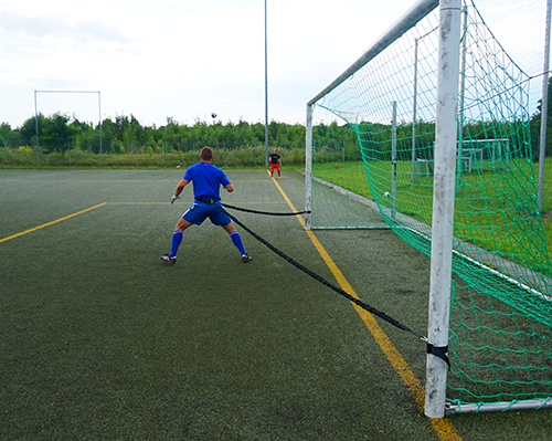 bungee cords training goalkeepers